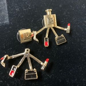 Cute gold plated earrings